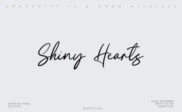 Shiny Hearts Font