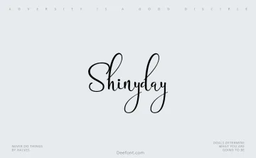 Shinyday Font