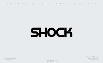 Shock Font