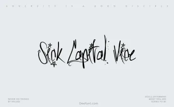 Sick Capital Vice Font