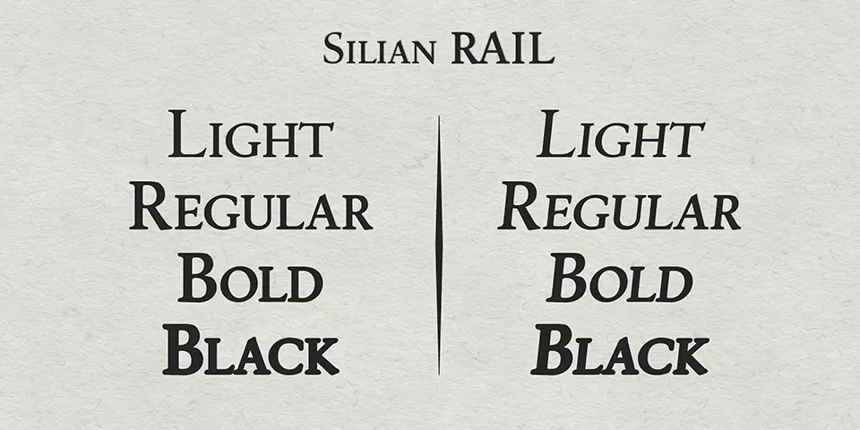 Silian Rail Font