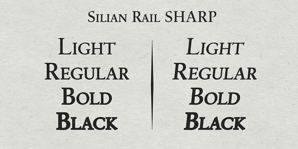 Silian Rail Font