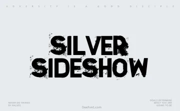 Silver Sideshow Font