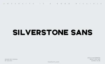 Silverstone Sans Font