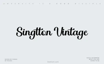 Singtton Vintage Font