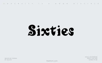 Sixties Font