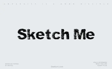 Sketch Me Font