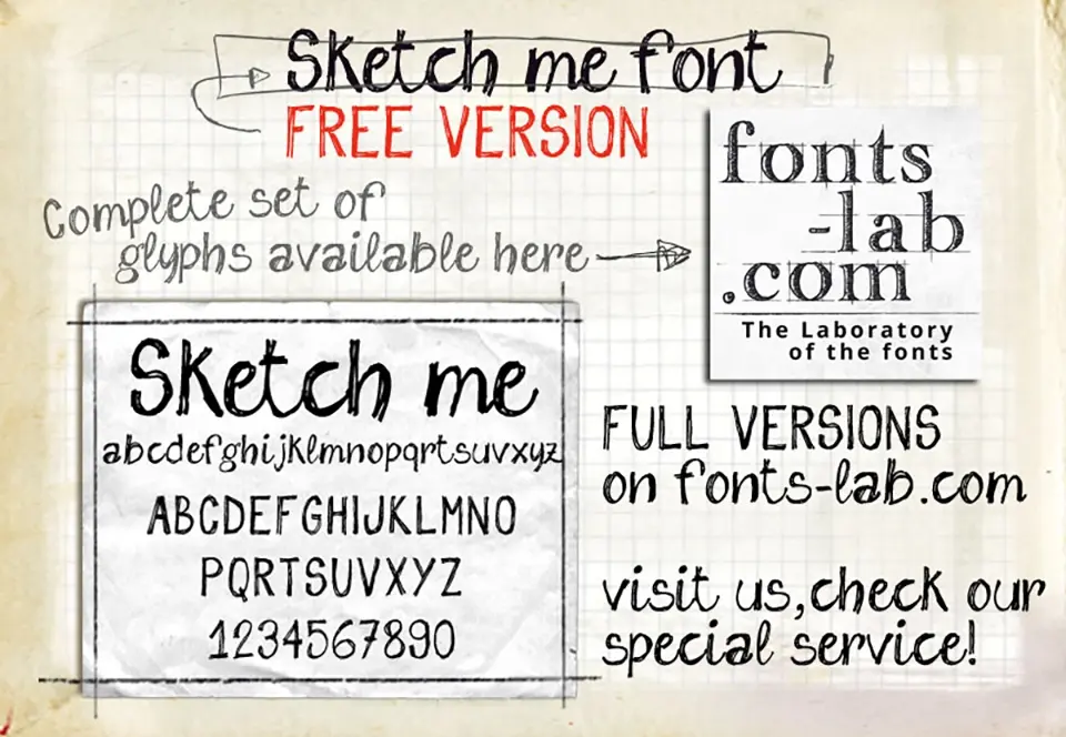Sketch Me Script Font