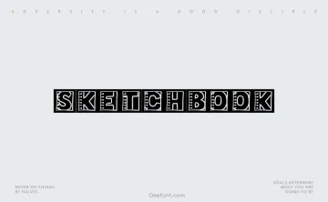 Sketchbook Font