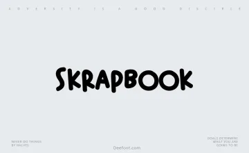 Skrapbook Font