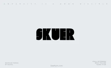Skuer Font