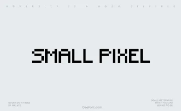 Small Pixel Font