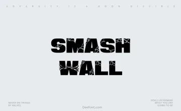 Smash Wall Font