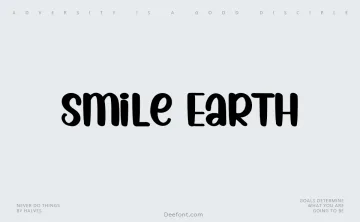 Smile Earth Font