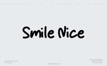 Smile Nice Font