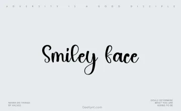 Smiley Face Font