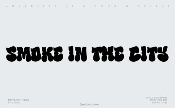Smoke in the City Font