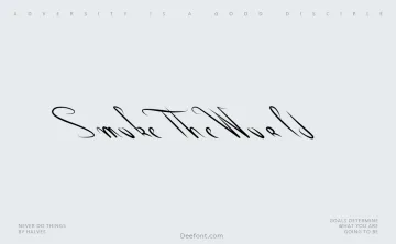 Smoke The World Font