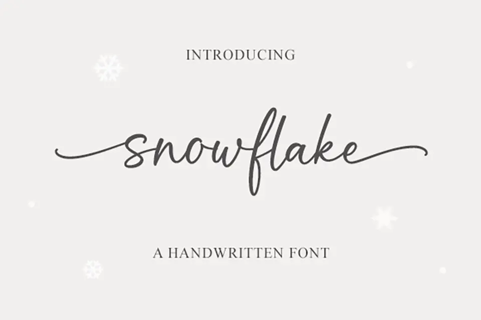 Snowflake Font