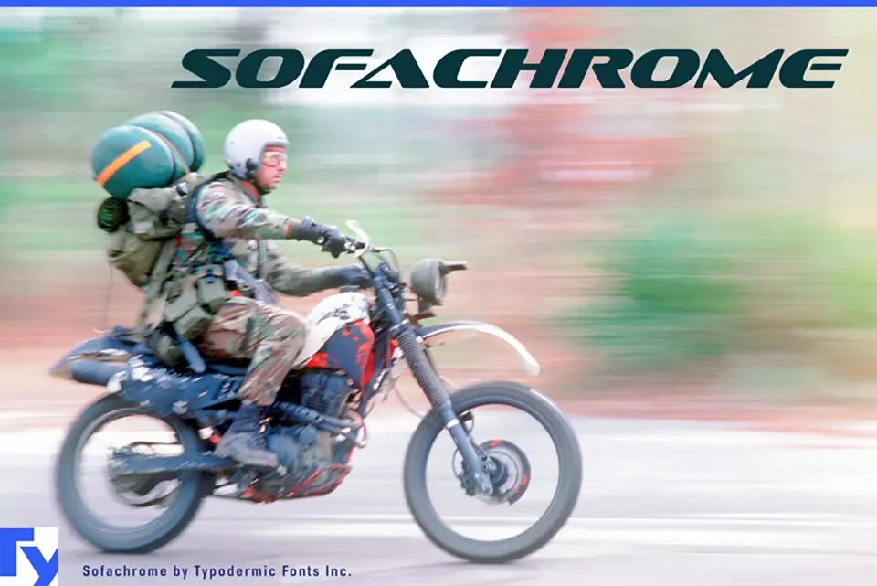 Sofachrome Font