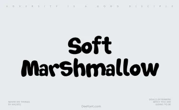 Soft Marshmallow Font
