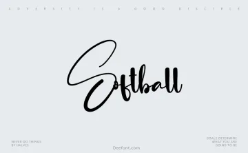 Softball Font