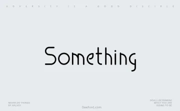 Something Typeface