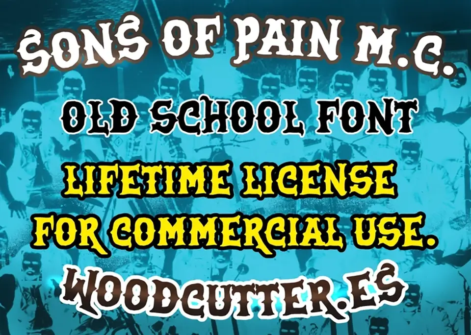Sons of Pain M.C Font