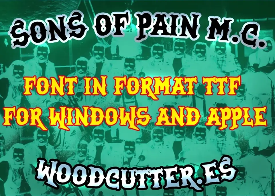 Sons of Pain M.C Font