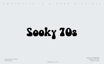 Sooky 70s Font
