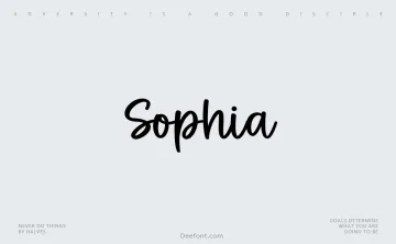 Sophia Font