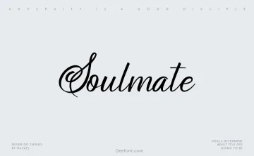 Soulmate Script Font