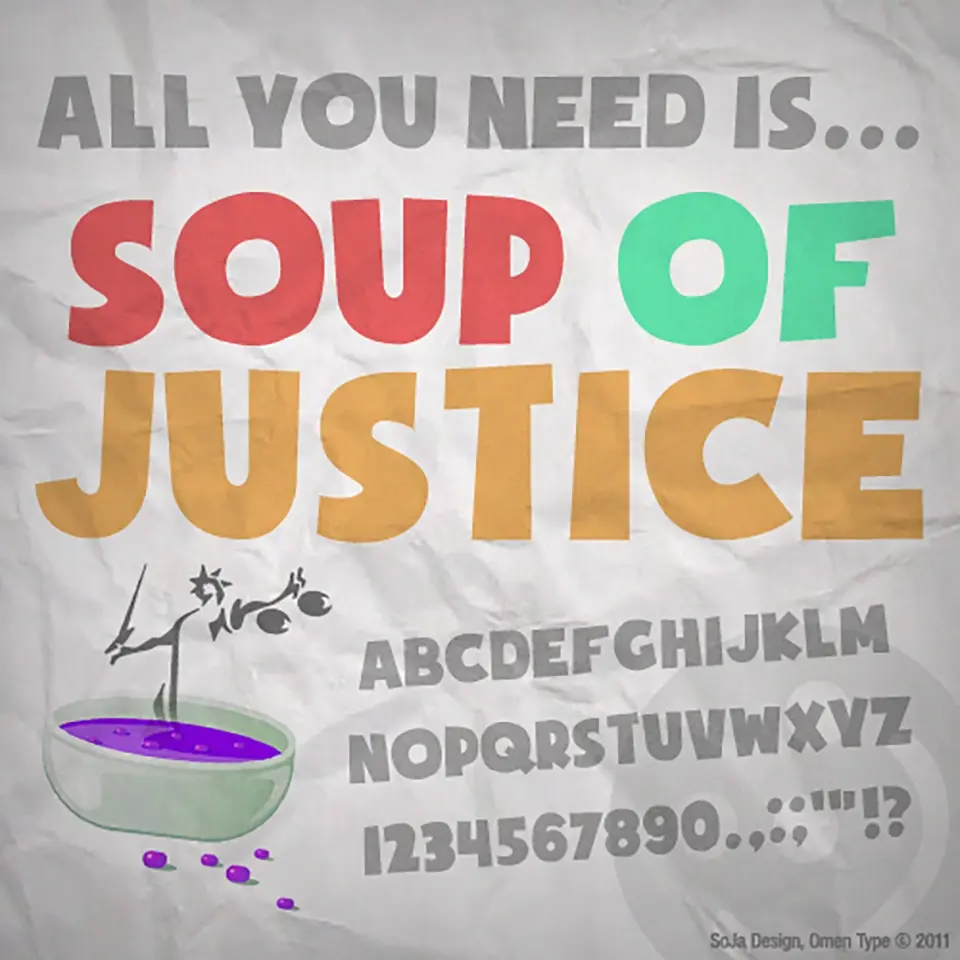 Soup of Justice Font