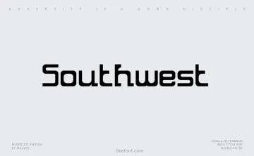 Southwest Font