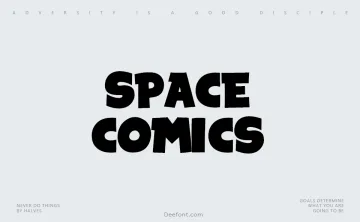 Space Comics Font