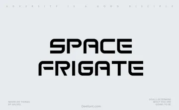 Space Frigate Font