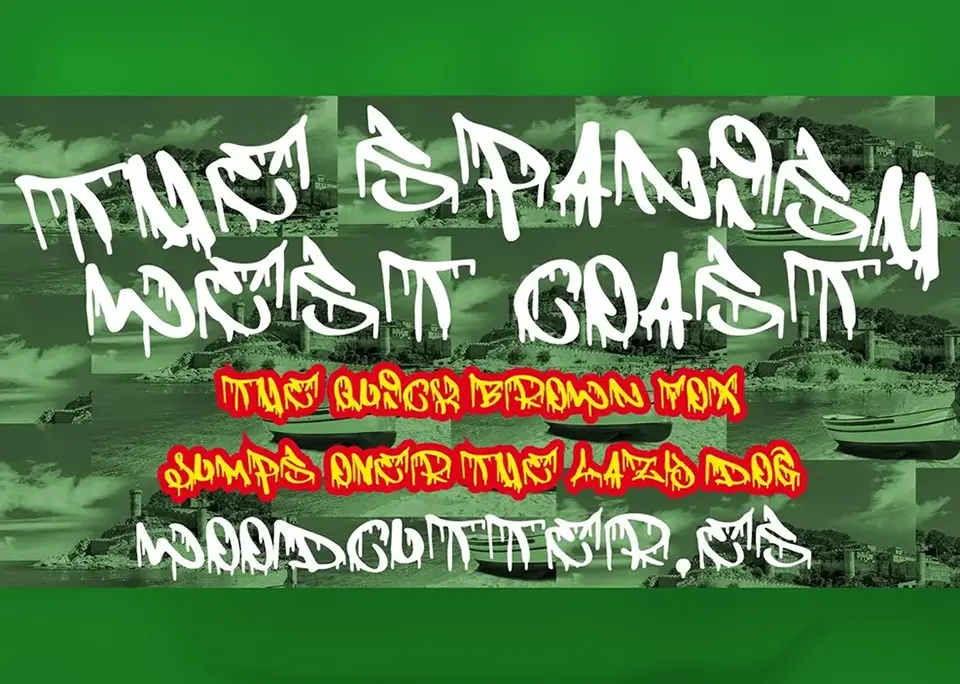 Spanish West Coast Font