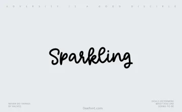 Sparkling Font