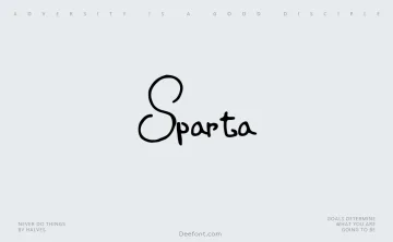Sparta Font