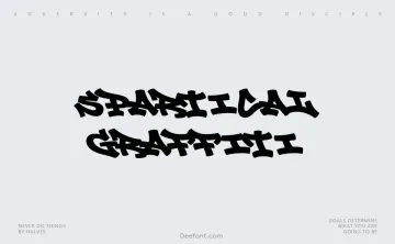 Spartical Graffiti Font