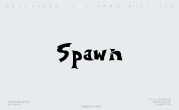 Spawn Font
