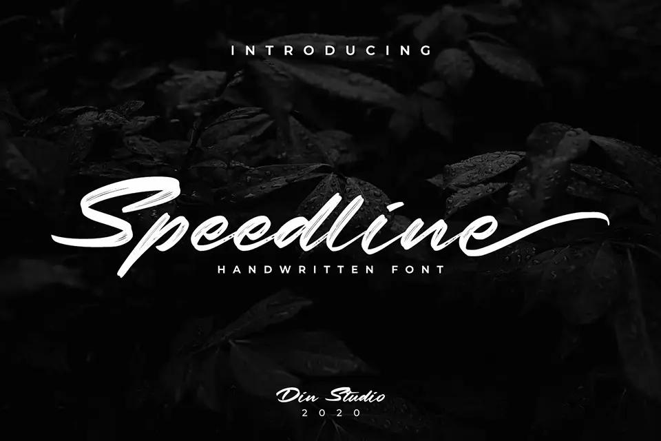 Speedline Font