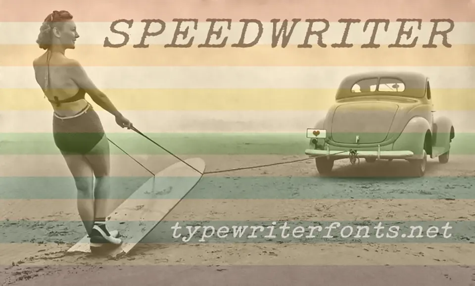 Speedwriter Font