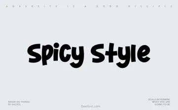 Spicy Style Font