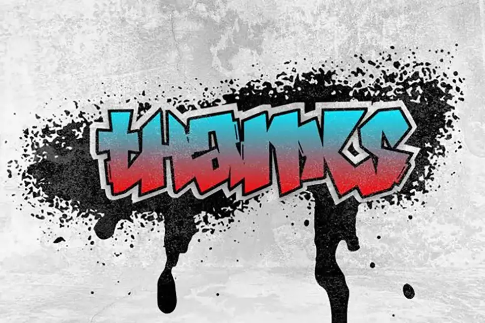 Spiky Frog Graffiti Font