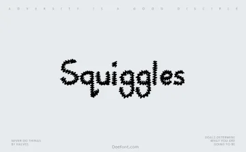 Squiggles Font