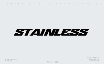 Stainless Font