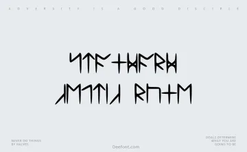 Standard Celtic Rune Font