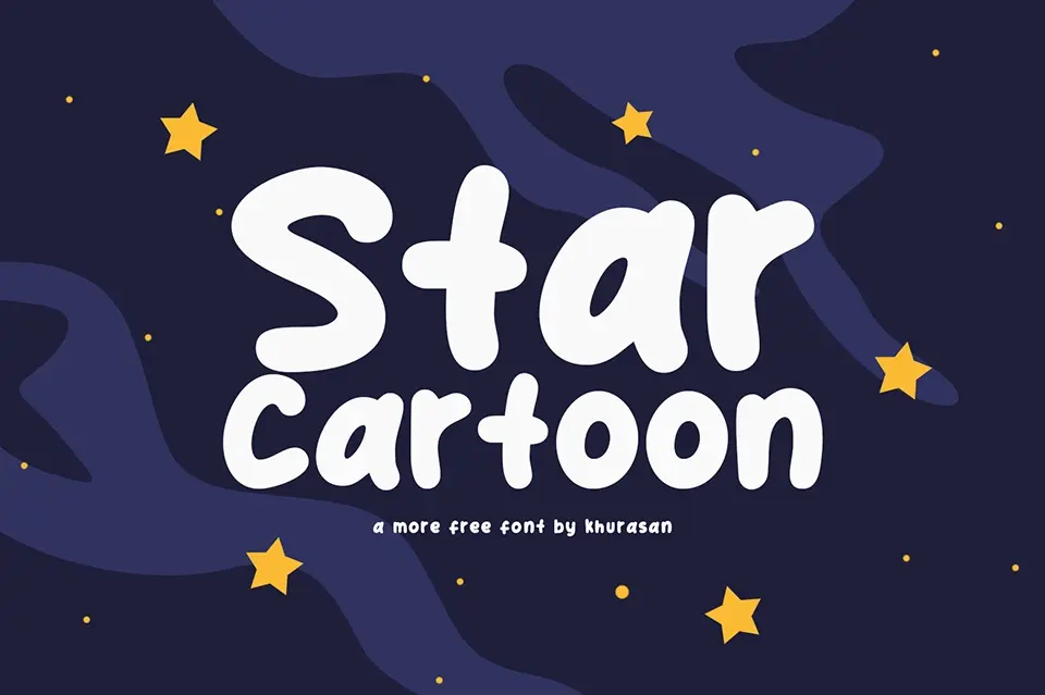 Star Cartoon Font