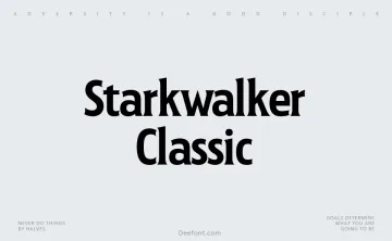 Starkwalker Classic Font
